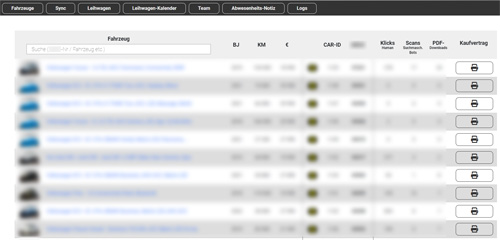 wagenhaus.at Admin-Bereich